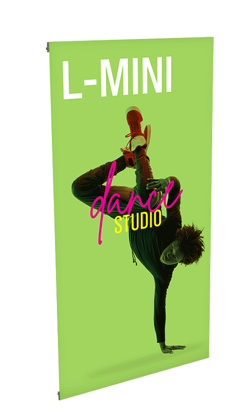 L-Mini Spring Back Banner Stand