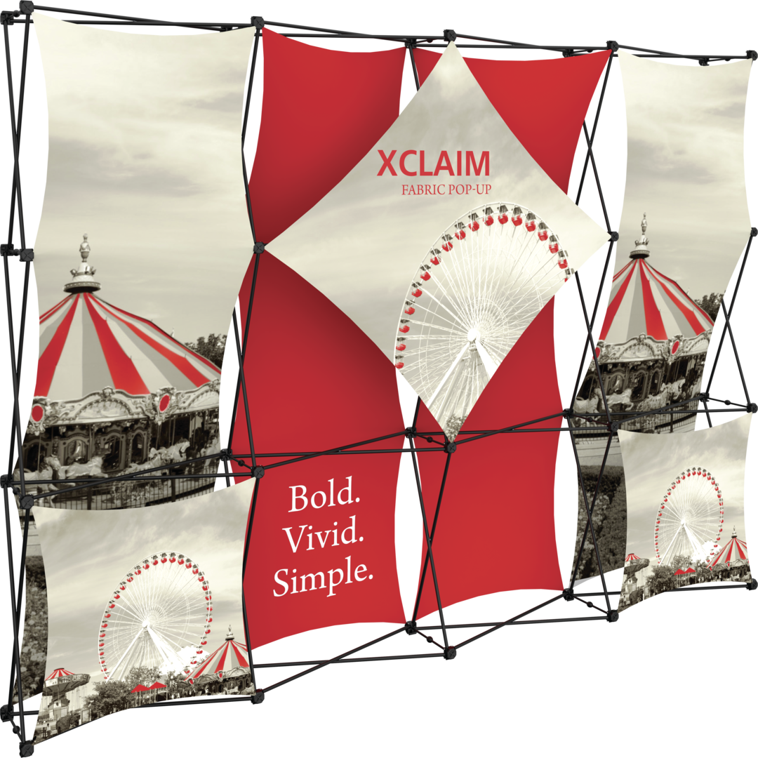 Xclaim 10ft Fabric Popup Display Kit 01