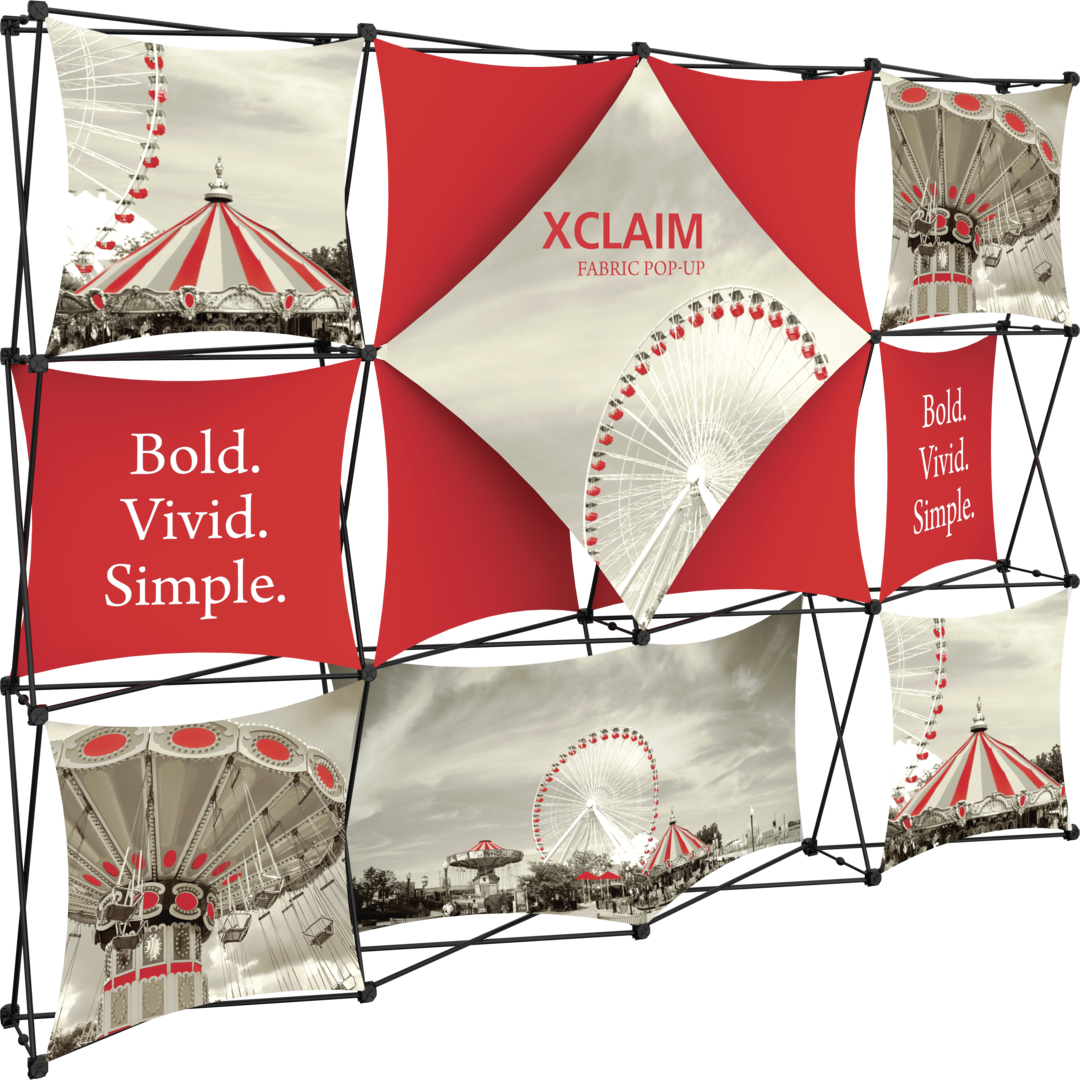 Xclaim 10ft Fabric Popup Display Kit 06