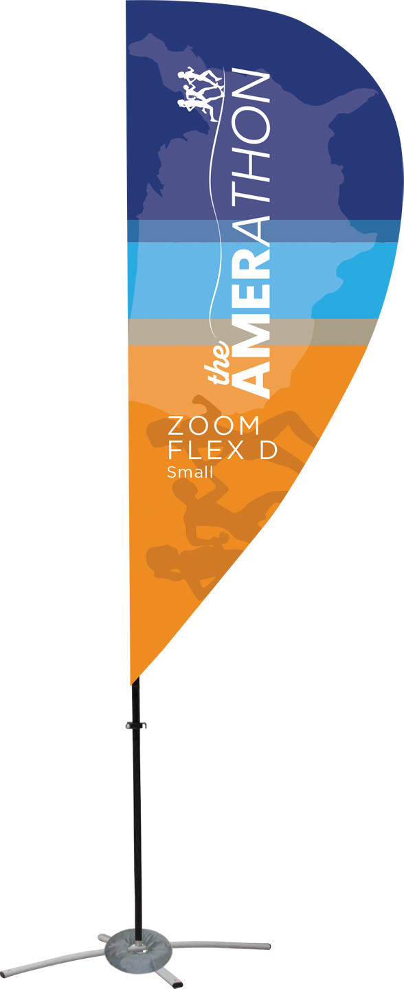 Zoom Flex D-Shaped Flag Small